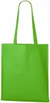 Levná bavlněná nákupní taška, jablkově zelená