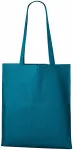 Levná bavlněná nákupní taška, petrol blue