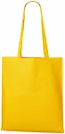 Levná bavlněná nákupní taška, žlutá