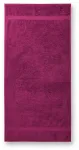 Levná bavlněná osuška hrubá, fuchsia red
