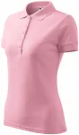 Levná dámská elegantní polokošile, růžová