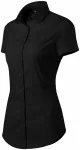 Levná dámská halenka Slim fit, černá
