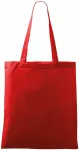 Levná nákupní taška malá, červená