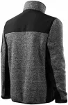Levná pánská bunda volnočasová, knit gray