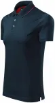 Levná pánská elegantní polokošile mercerovaná, tmavomodrá