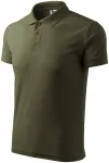 Levná pánská volná polokošile, military