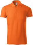 Levná pohodlná pánská polokošile, oranžová
