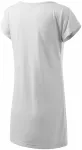 Levné dámské splývavé tričko/šaty, bílá
