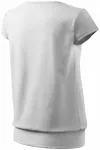 Levné dámské trendové tričko, bílá