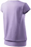 Levné dámské trendové tričko, levandulová