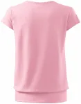 Levné dámské trendové tričko, růžová