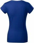 Levné dámské tričko s V-výstřihem zúžené, kráľovská modrá
