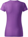 Levné dámské triko jednoduché, fialová