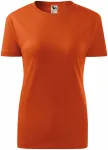 Levné dámské triko klasické, oranžová