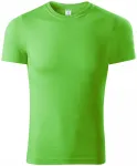 Levné dětské lehké tričko, jablkově zelená
