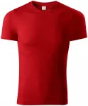 Levné dětské lehké tričko, červená