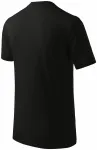 Levné dětské tričko jednoduché, černá