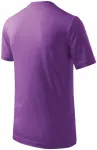 Levné dětské tričko jednoduché, fialová