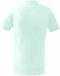 Levné dětské tričko jednoduché, ledová zelená