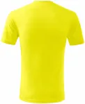 Levné dětské tričko klasické, citrónová
