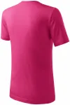 Levné dětské tričko klasické, purpurová