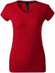 Levné exkluzivní dámské tričko, formula red