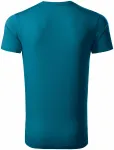 Levné exkluzivní pánské tričko, petrol blue