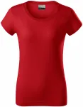 Levné odolné dámské tričko, červená