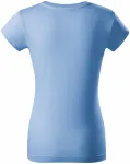 Levné odolné dámské tričko, nebeská modrá