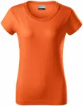 Levné odolné dámské tričko tlustší, oranžová
