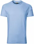 Levné odolné pánské tričko, nebeská modrá
