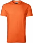 Levné odolné pánské tričko, oranžová