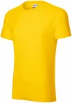 Levné odolné pánské tričko, žlutá