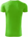 Levné pánské módní tričko, jablkově zelená