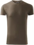 Levné pánské módní tričko, army