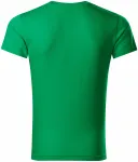 Levné pánské přiléhavé tričko, trávově zelená