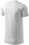 Levné pánské triko jednoduché, bílá