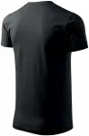 Levné pánské triko jednoduché, černá
