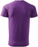 Levné pánské triko jednoduché, fialová