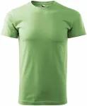 Levné pánské triko jednoduché, hrášková zelená