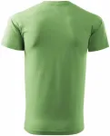 Levné pánské triko jednoduché, hrášková zelená
