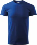 Levné pánské triko jednoduché, kráľovská modrá