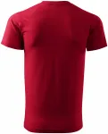Levné pánské triko jednoduché, marlboro červená