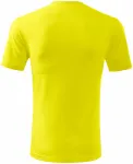 Levné pánské triko klasické, citrónová