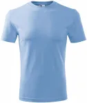 Levné pánské triko klasické, nebeská modrá