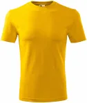 Levné pánské triko klasické, žlutá
