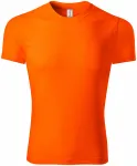 Levné sportovní tričko unisex, neonová oranžová