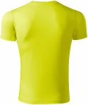 Levné sportovní tričko unisex, neonová žlutá