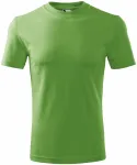 Levné tričko hrubé, hrášková zelená