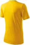 Levné tričko hrubé, žlutá